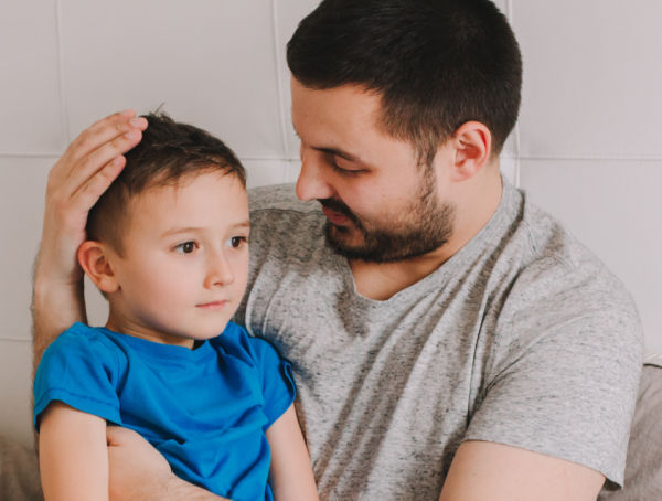 father with young son